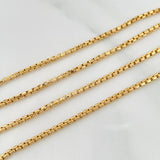 Cadena Veneciana 4.8 g / 45 cm / 1.8 mm Oro Amarillo 18K