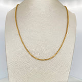 Cadena Veneciana 4.8 g / 45 cm / 1.8 mm Oro Amarillo 18K