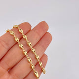 Tobillera GC 3.15g / 25.5cm / 3.6mm Oro Amarillo 18K