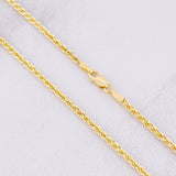 Cadena Lazo 3.8g / 60cm / 2.1mm Oro Amarillo 18K