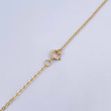 Cadena Aro Seguido Letra P 2.7gr / 41.5cm / 1.1mm Cilindros Oro Amarillo 18K &