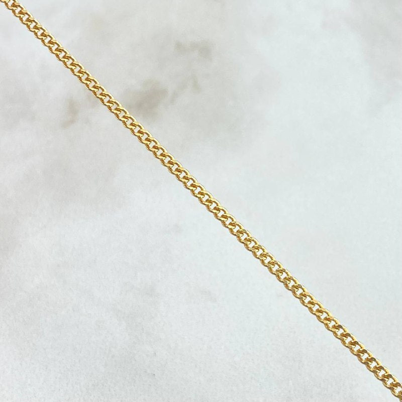Pulso Cubano 0.8g / 19.9cm / 1.9mm Oro Amarillo 18K