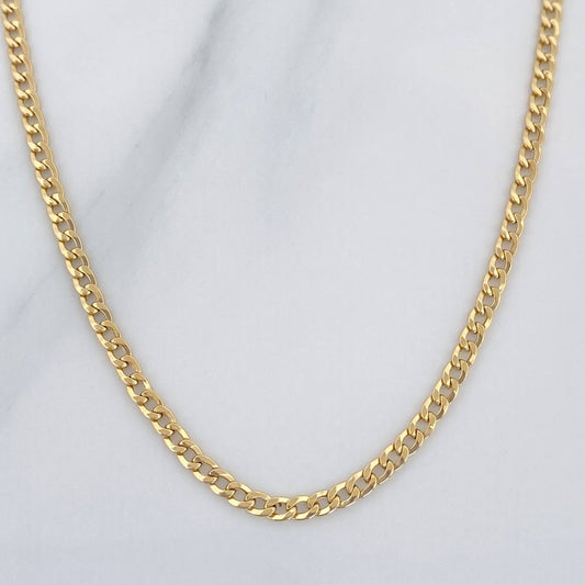 Cadena Cubana 2 g / 40.5 cm / 2.43 mm Oro Amarillo 18K