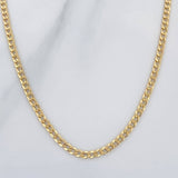 Cadena Cubana 2 g / 40.5 cm / 2.43 mm Oro Amarillo 18K