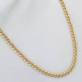 Cadena Cubana 2 g / 40.5 cm / 2.43 mm Oro Amarillo 18K