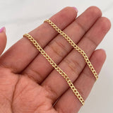Cadena Cubana 2 g / 40.5 cm / 2.43 mm Oro Amarillo 18K