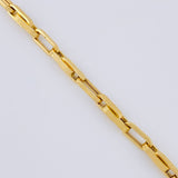 Pulso Rustico Tribal 5.75gr / 21.5cm / 5mm Oro Amarillo 18K