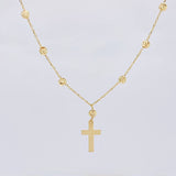 Rosario Cruz Lisa 3.2 g / 45.6 cm / 3 mm Oro Amarillo 18K