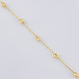 Rosario Cruz Lisa 3.2 g / 45.6 cm / 3 mm Oro Amarillo 18K