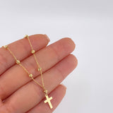 Rosario Cruz Lisa 3.2 g / 45.6 cm / 3 mm Oro Amarillo 18K