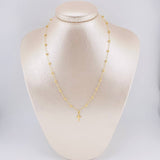 Rosario Cruz Lisa 3.2 g / 45.6 cm / 3 mm Oro Amarillo 18K