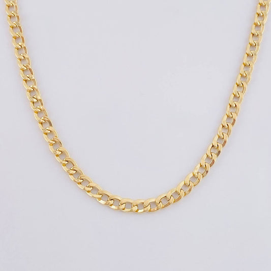 Cadena Cubana 5.4 g / 71.7 cm / 3.1 mm Oro Amarillo 18K