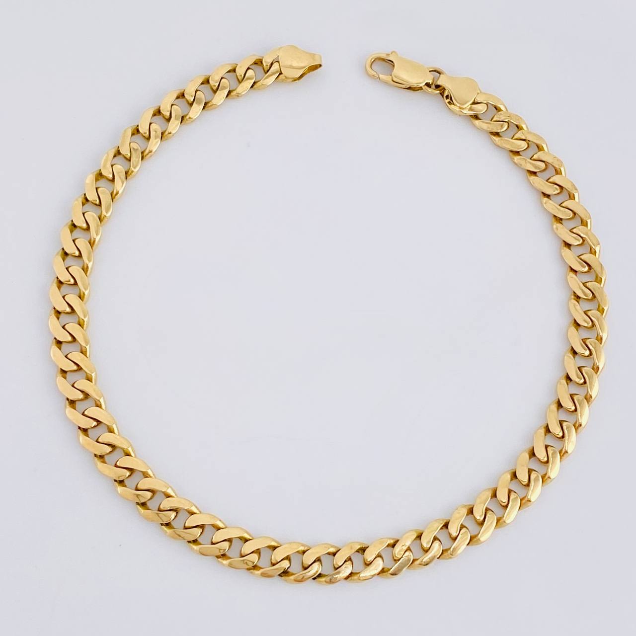 Pulso Cubano 5.95 g / 20.2 cm / 4.9 mm Oro Amarillo 18K