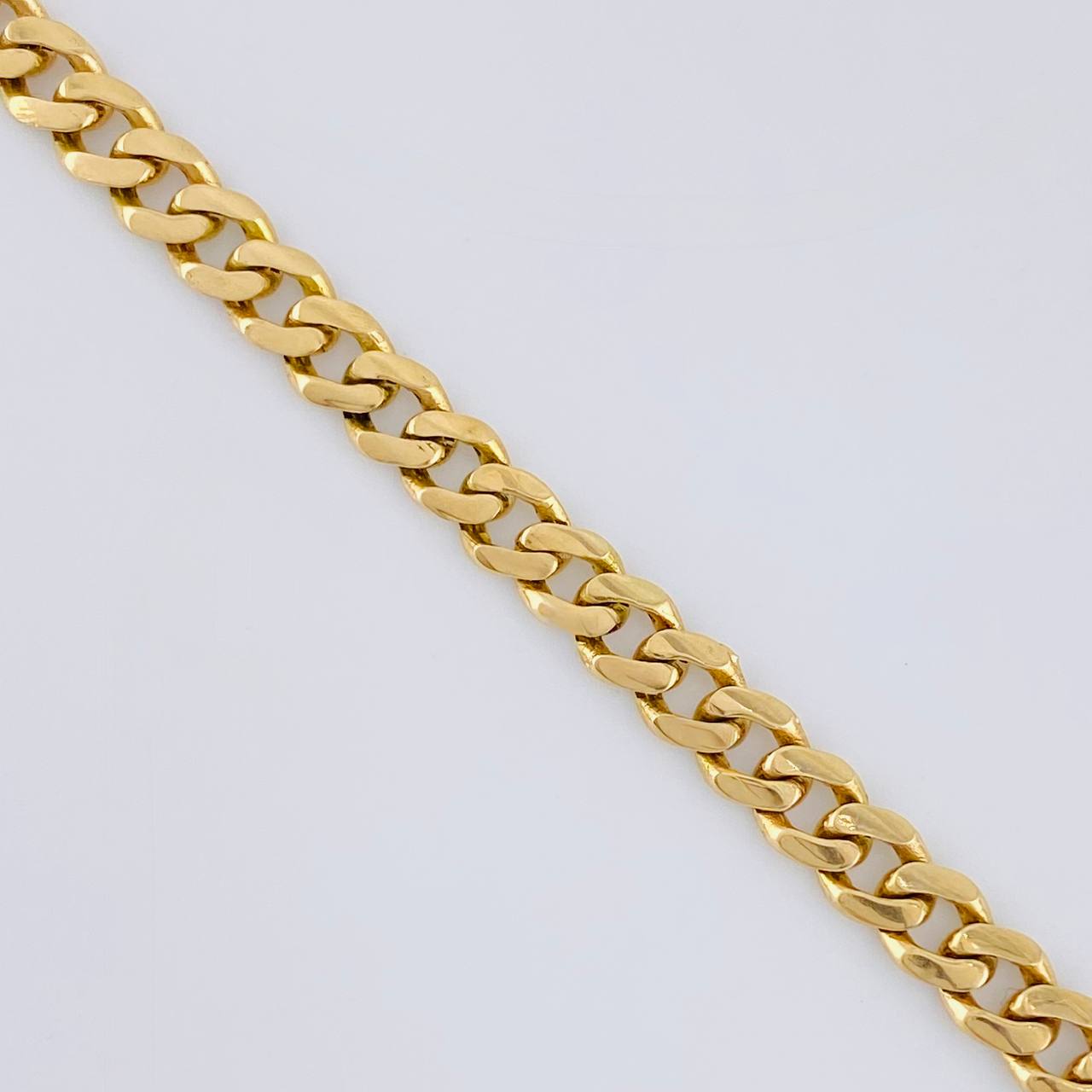 Pulso Cubano 5.95 g / 20.2 cm / 4.9 mm Oro Amarillo 18K