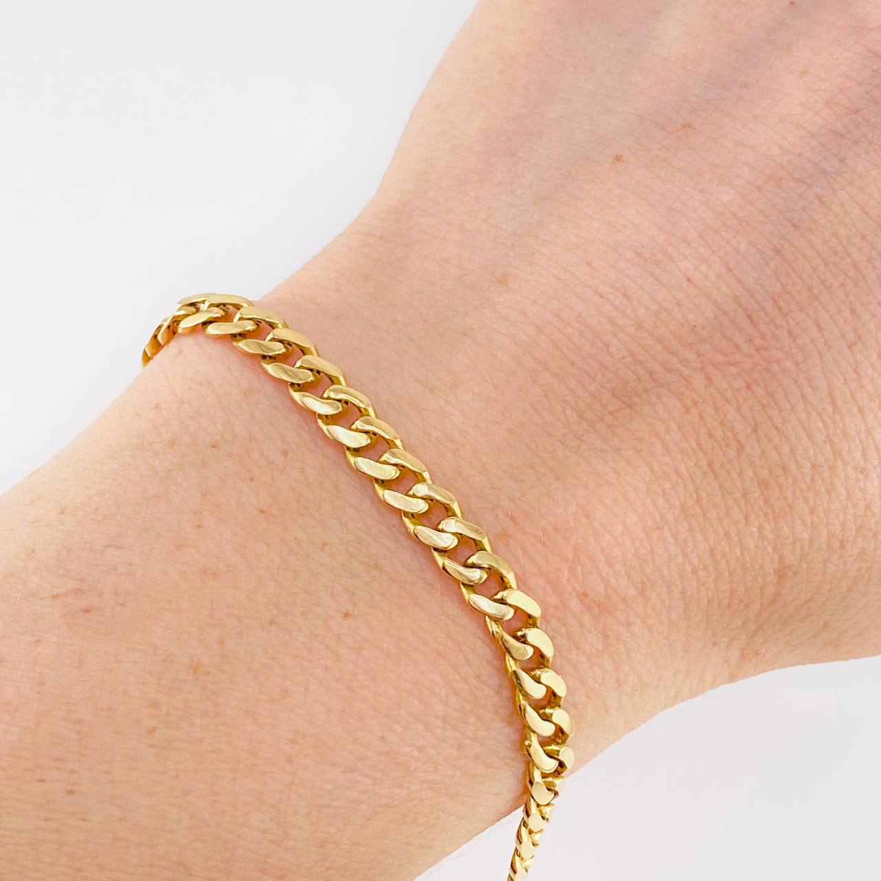 Pulso Cubano 5.95 g / 20.2 cm / 4.9 mm Oro Amarillo 18K