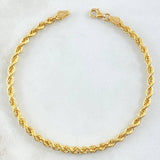Pulso Lazo 3gr / 19cm /  3.3mm Oro Amarillo +3 18K