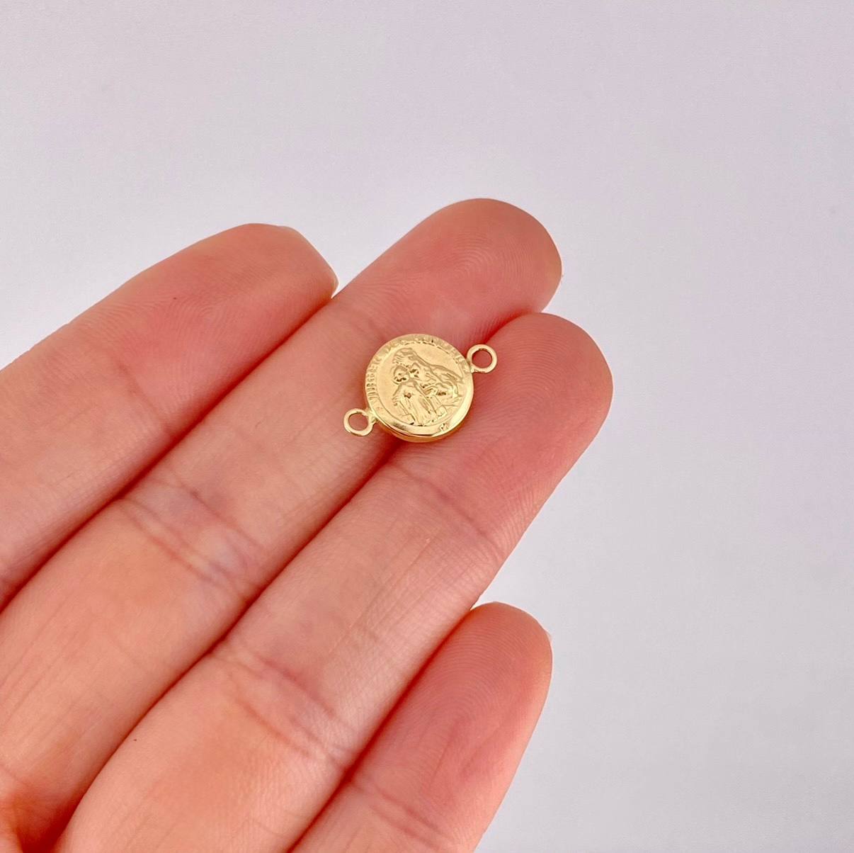 Herraje Virgen del Carmen 0.55g / 1.7cm Oro Amarillo 18K