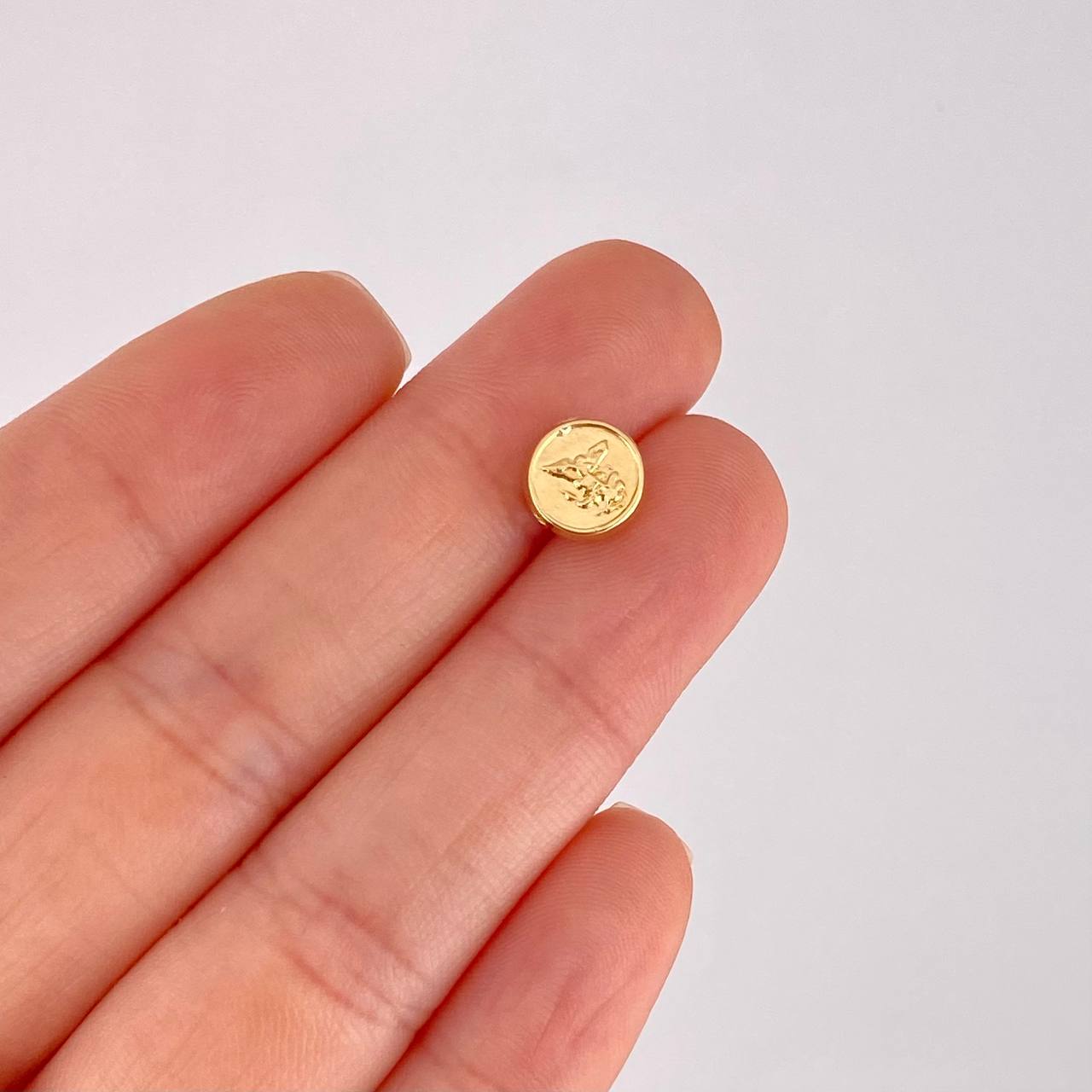Herraje San Miguel Arcángel 0.4g / 0.9cm Oro Amarillo 18K