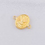 Herraje Espíritu Santo 0.4g / 1.4cm Oro Amarillo 18K