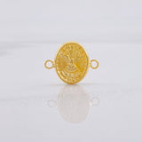 Herraje Espíritu Santo Mate 0.6g / 1.6cm Oro Amarillo 18K