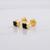 Topos Trébol 1.3g / 4.8mm Oro Amarillo 18K