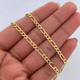 Cadena Figaro 4.05gr / 45.5cm / 2.7mm Oro Amarillo +0 18K &