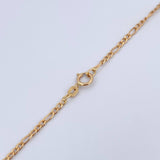 Cadena Figaro 2gr / 60.4cm / 1.7mm Oro Amarillo +1 18K &