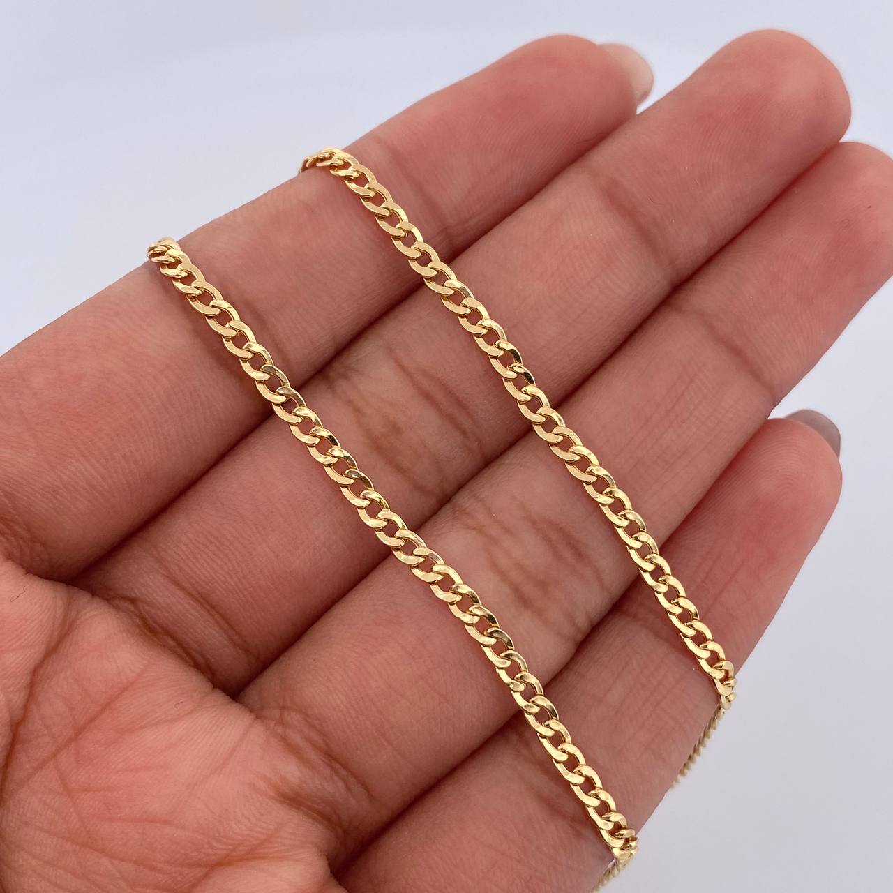 Cadena Cubana 4.1gr / 60.5cm / 2.3mm Oro Amarillo +0 18K &