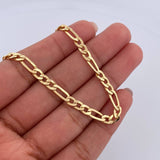 Pulso Figaro 3.6gr / 18.5cm / 3.7mm Oro Amarillo +0 18K &