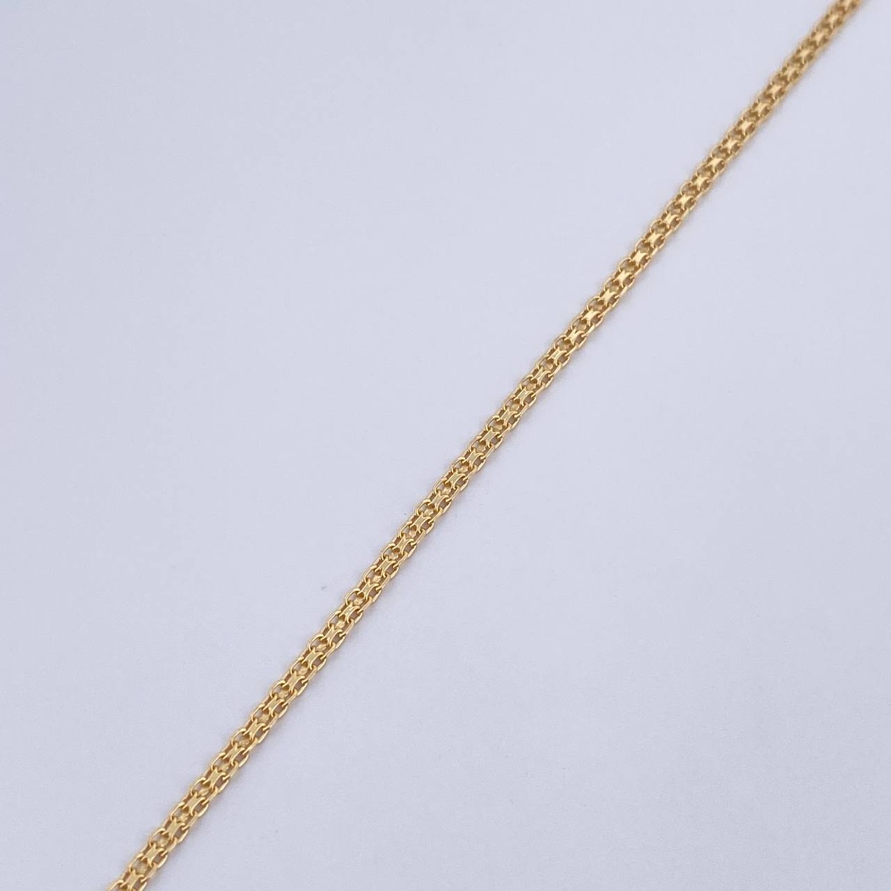 Tobillera China 1.4gr / 23cm / 1.4mm Oro Amarillo +1 18K &