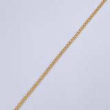Pulso Chino 1.4gr / 22.7cm / 1.4mm Oro Amarillo +1 18K &