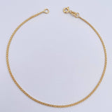 Pulso Chino 1.4gr / 22.7cm / 1.4mm Oro Amarillo +1 18K &