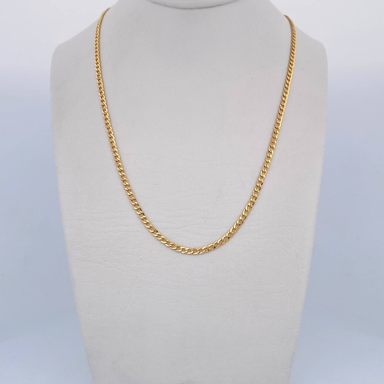 Cadena Cubana 4.1gr / 60.5cm / 2.3mm Oro Amarillo +0 18K &