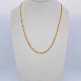 Cadena Cubana 4.1gr / 60.5cm / 2.3mm Oro Amarillo +0 18K &