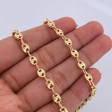 Cadena GC 8.9gr / 46cm / 4.76mm Oro Amarillo 18K $