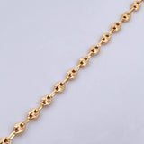 Tobillera GC 5.65gr / 24.6cm / 4.4mm Diamantado Oro Amarillo 18K $