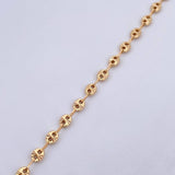 Pulso GC 3.8gr / 17.7cm / 4.2mm Diamantado Oro Amarillo 18K &