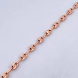 Pulso Rustico Tornillo 5.75gr / 21.4cm / 5.5mm Diamantado Oro Rosa 18K &