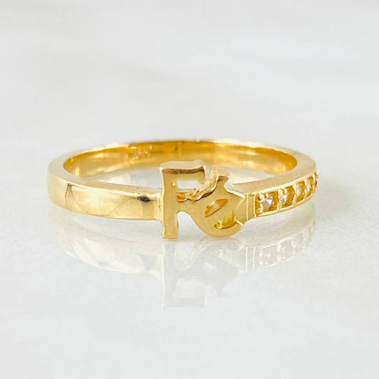 Anillo Fe 1.7gr / T6 1/4 / Oro Amarillo 18K