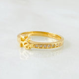 Anillo Fe 1.75 g / T7 1/2 Oro Amarillo 18K