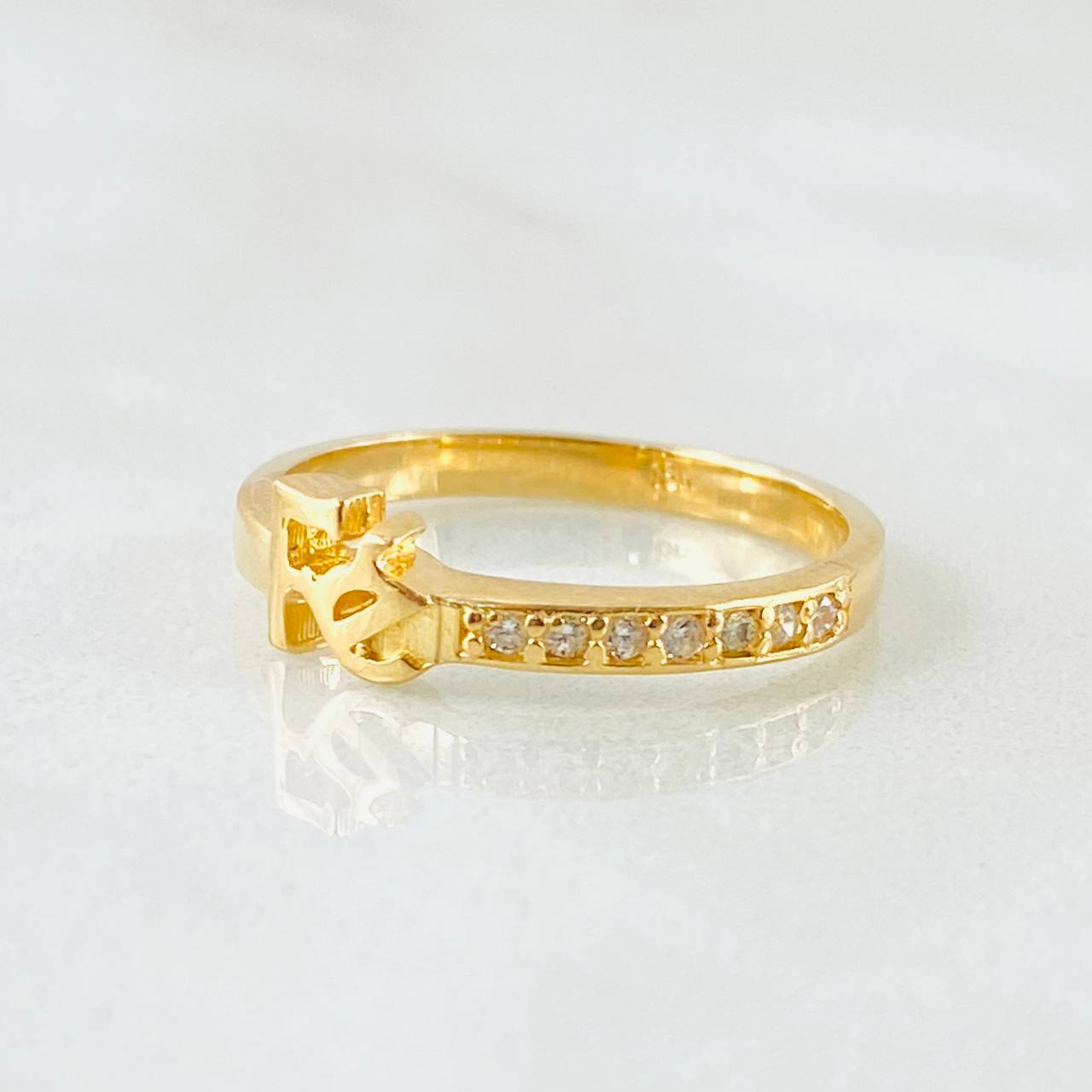 Anillo Fe 2.45gr / T6 / Oro Amarillo 18K *