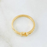 Anillo Fe 2.45gr / T6 / Oro Amarillo 18K *