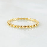 Anillo Esferas 1.25gr / T5 1/2 / Oro Amarillo 18K *