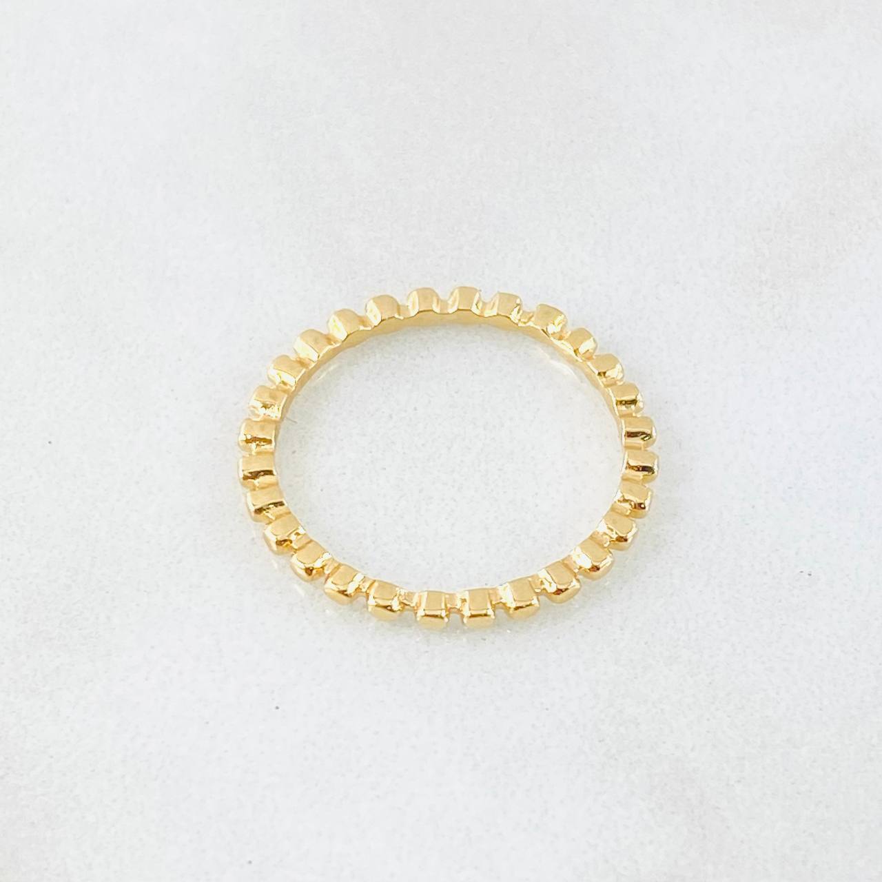 Anillo Esferas 1.25gr / T5 1/2 / Oro Amarillo 18K *