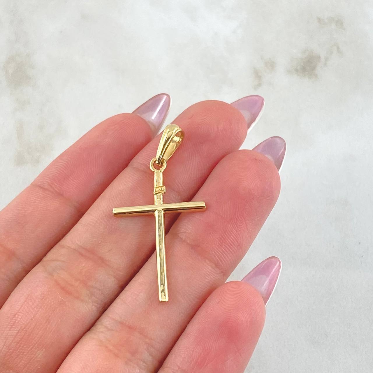 Dije Cruz 1.3gr / 3.6cm / Oro Amarillo 18K ©