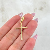 Dije Cruz 1.3gr / 3.6cm / Oro Amarillo 18K ©