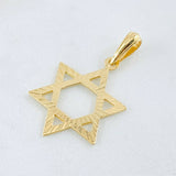 Dije Estrella De David 2.05gr / 3.5cm / Oro Amarillo 18K ©