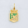 Dije Atletico Nacional 2.25gr / 2.2cm / Oro Amarillo 18K ©