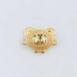 Herraje Cara Oso 2.25gr / 1.7cm / Oro Amarillo 18K