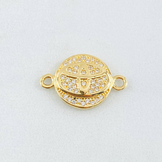 Herraje Marca Automovil 2.15gr / 2cm / Oro Amarillo 18K